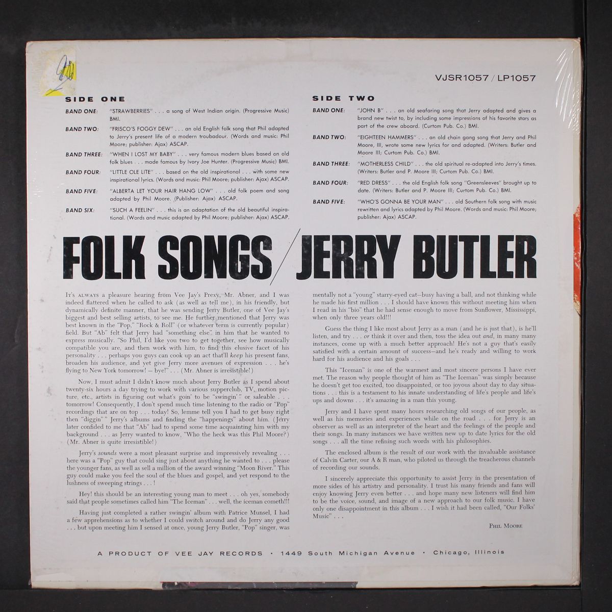 folk songs by JERRY BUTLER