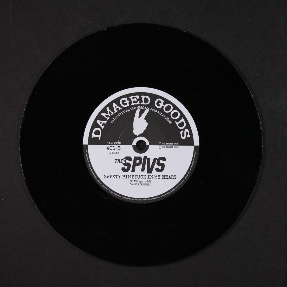 flickin v's / safety pin stuck in my heart by THEE SPIVS