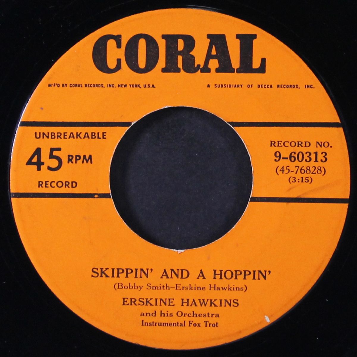 tennessee waltz / skippin' and a hoppin' by ERSKINE HAWKINS