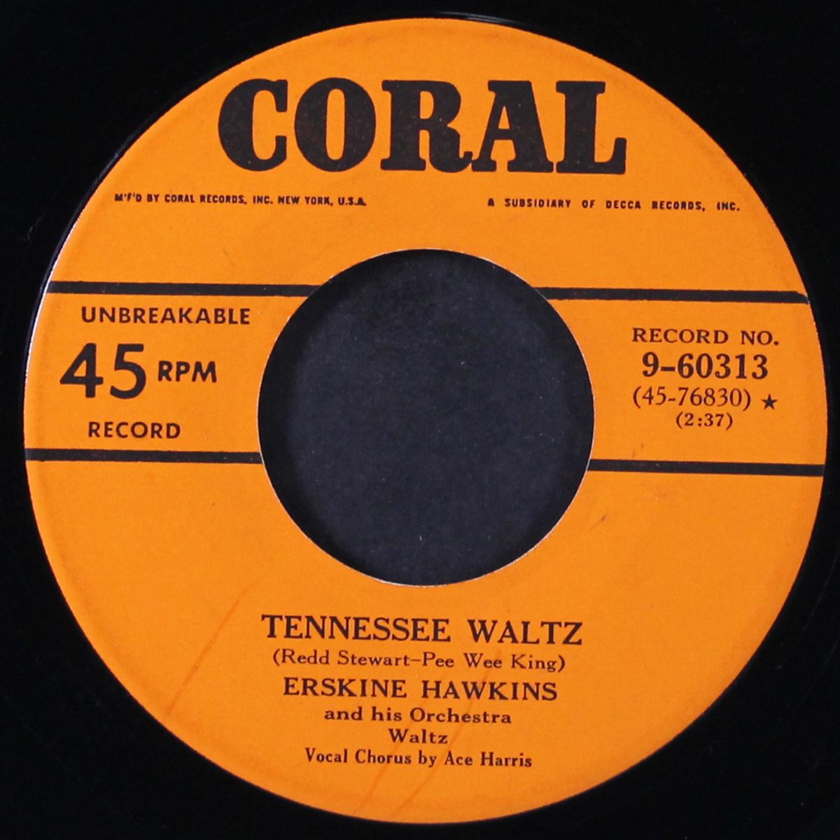 tennessee waltz / skippin' and a hoppin' by ERSKINE HAWKINS