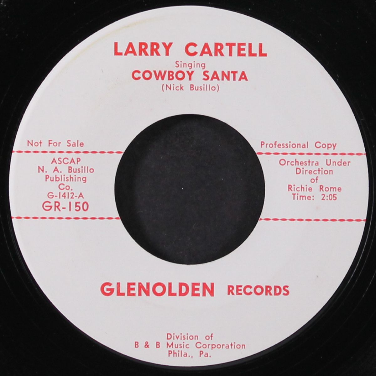 cowboy santa by LARRY CARTELL