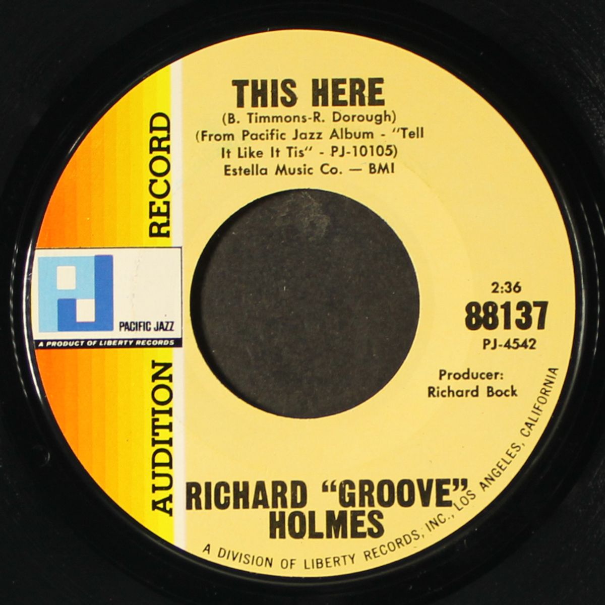 this here by RICHARD 'GROOVE' HOLMES