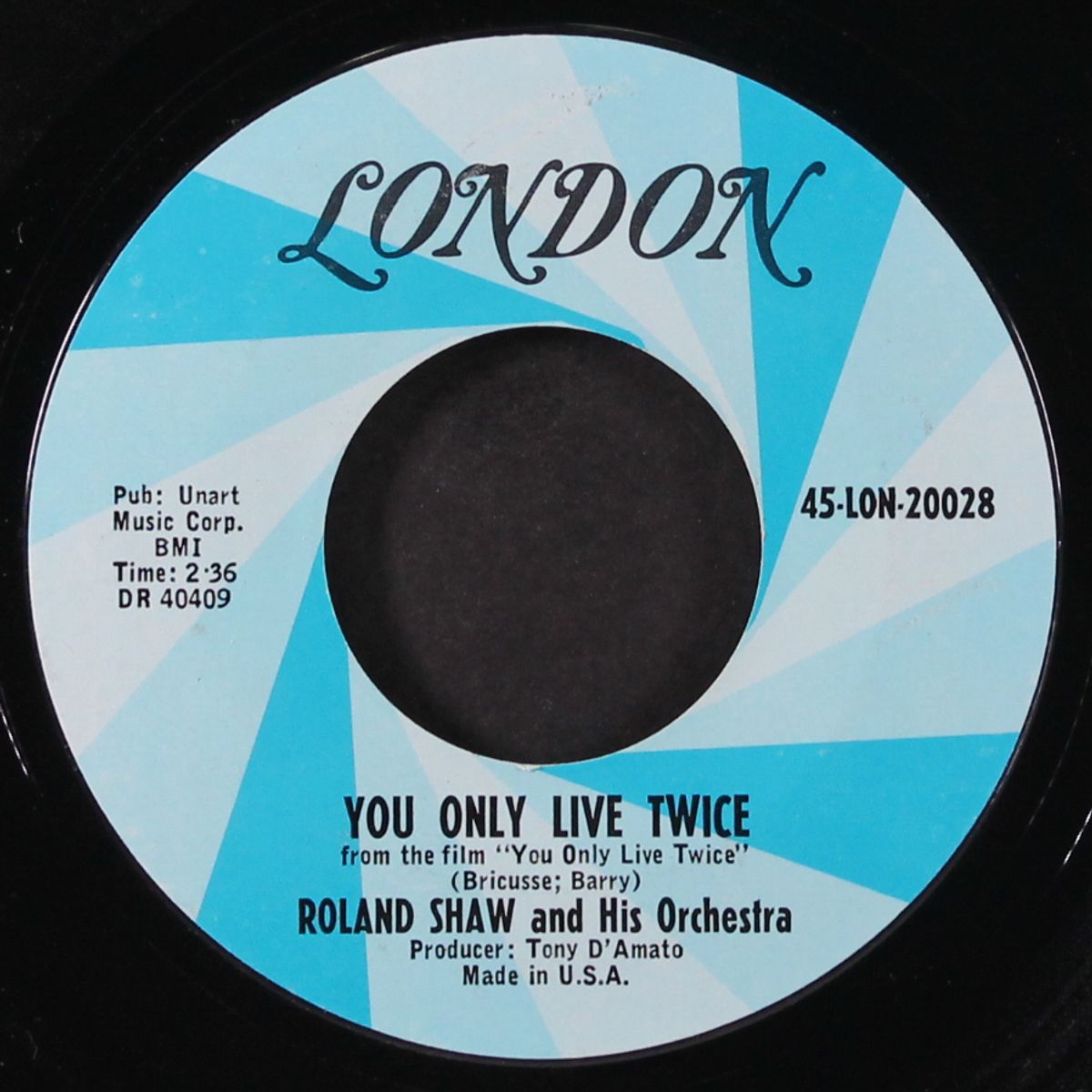 you only live twice / let the love come through by ROLAND SHAW