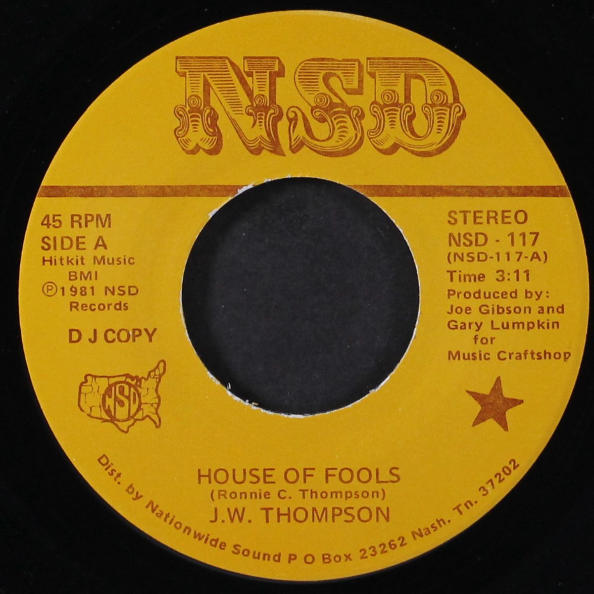 house of fools / i'm a stepper by J.W. THOMPSON