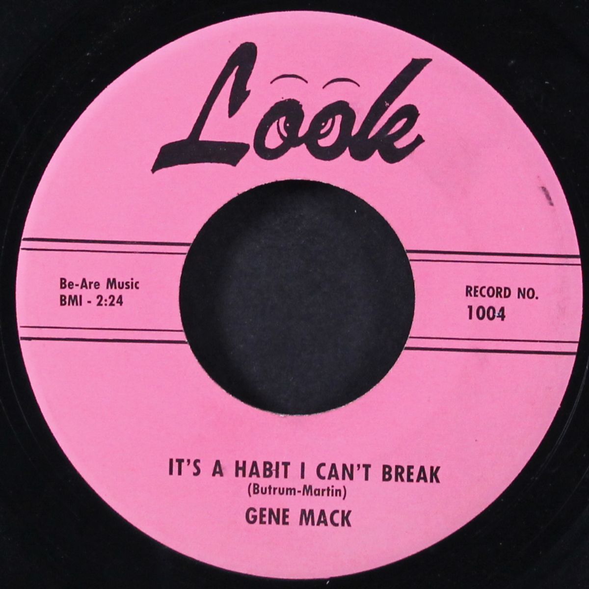big blue cloud / it's a habit i can't break by GENE MACK