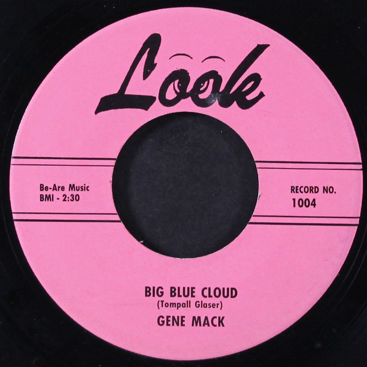 big blue cloud / it's a habit i can't break by GENE MACK