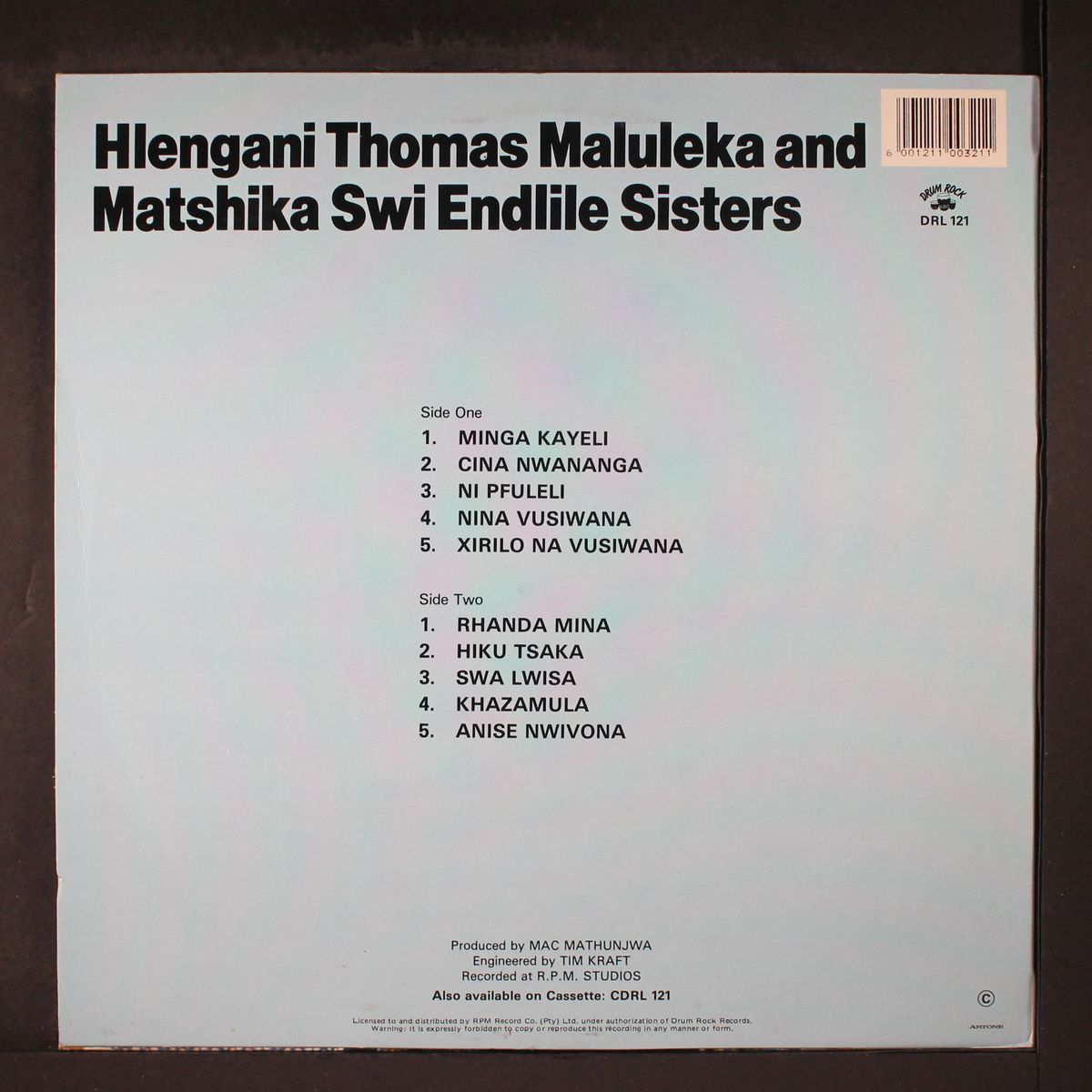 minga kayeli by HLENGANI THOMAS MALULEKA & MATCHIKA SWI ENDLILE SISTERS