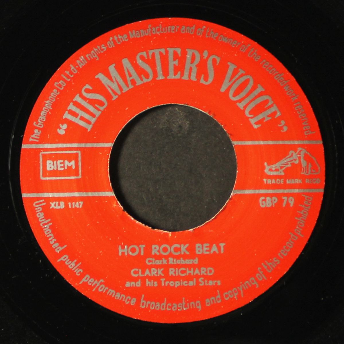 hot rock beat / queen of love by RICHARD CLARK