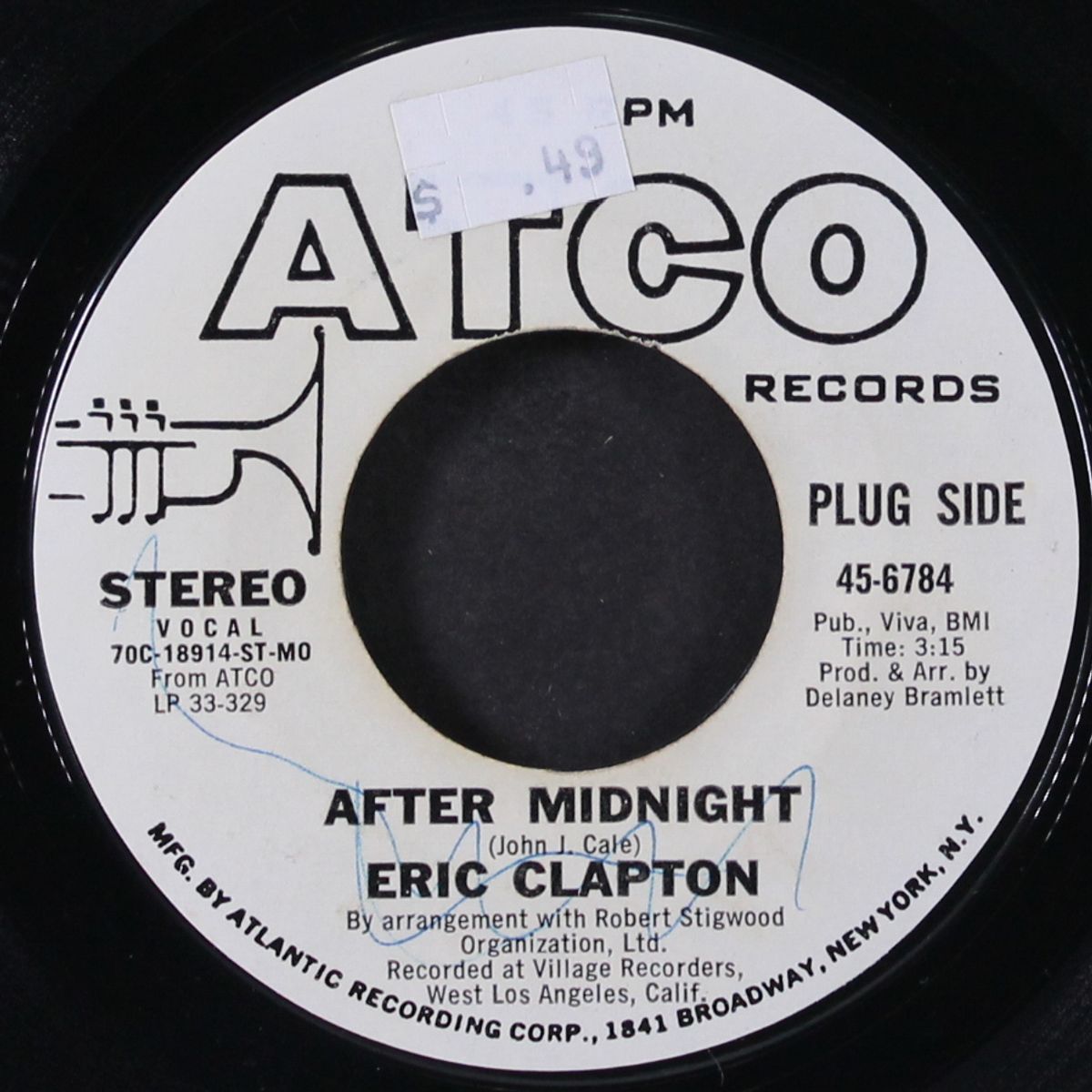 after midnight / mono by ERIC CLAPTON