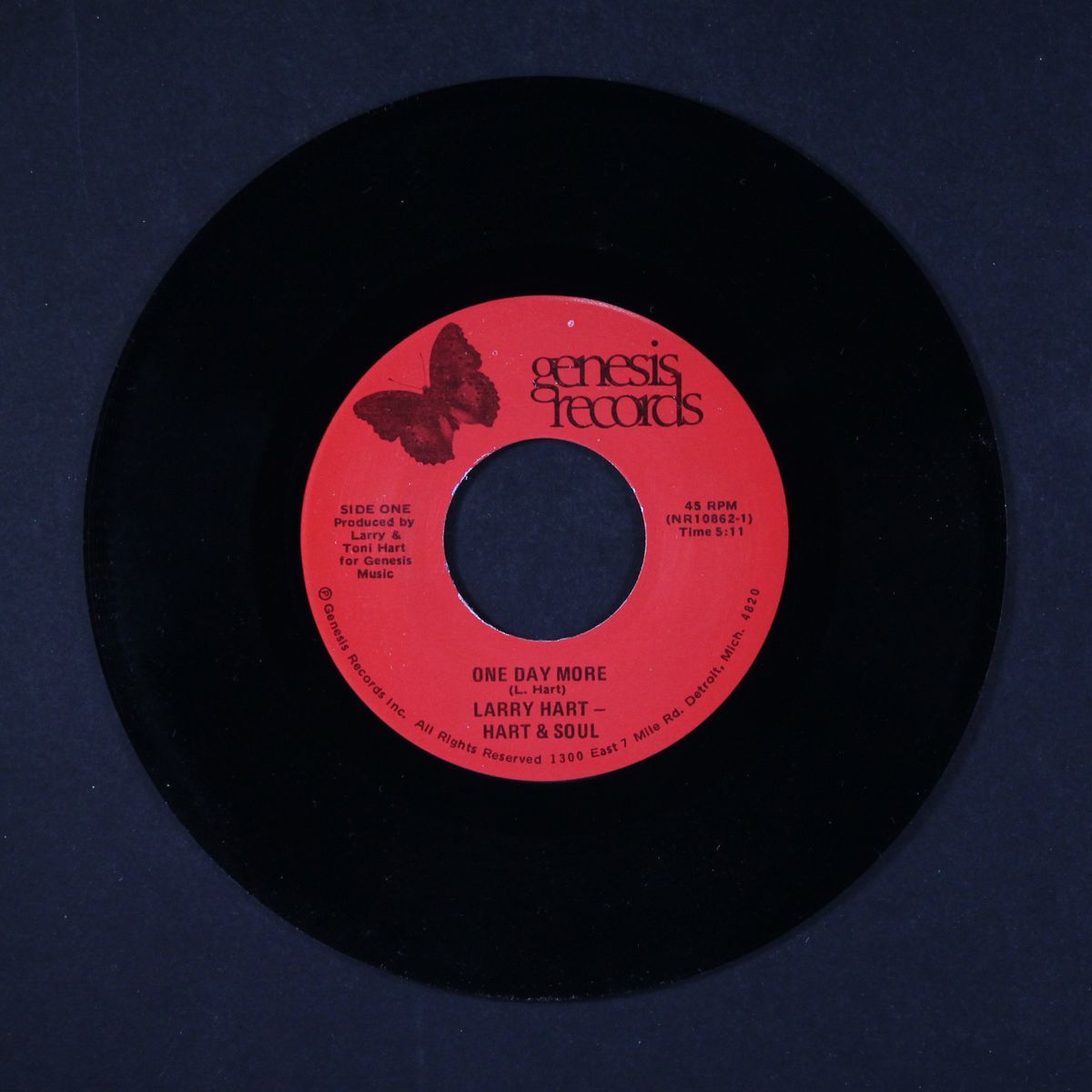 one day more / holdin' on by LARRY HART & SOUL