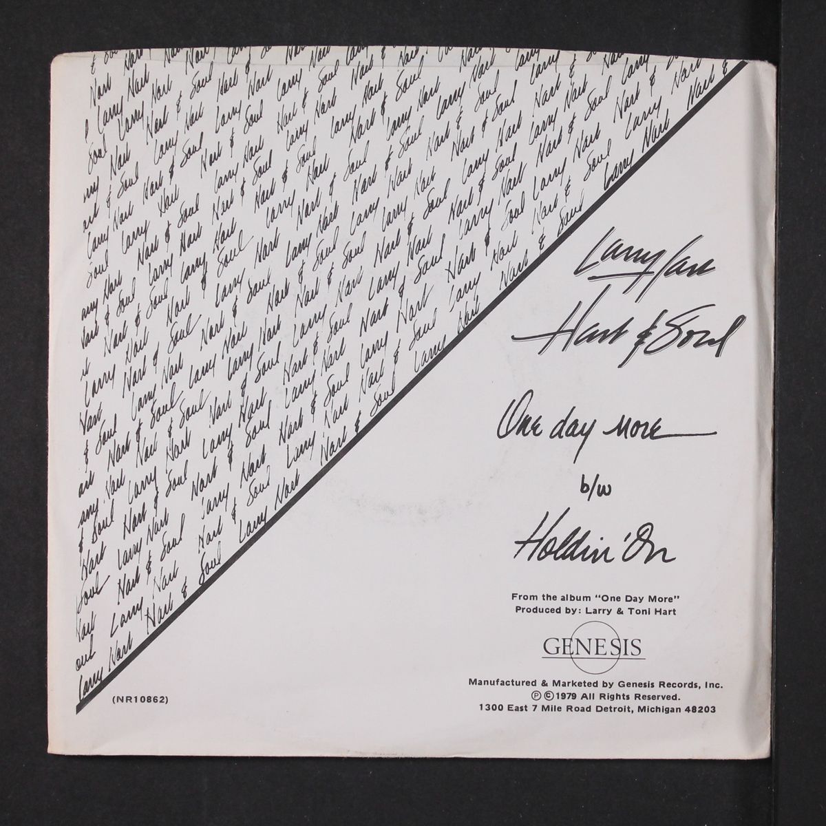 one day more / holdin' on by LARRY HART & SOUL