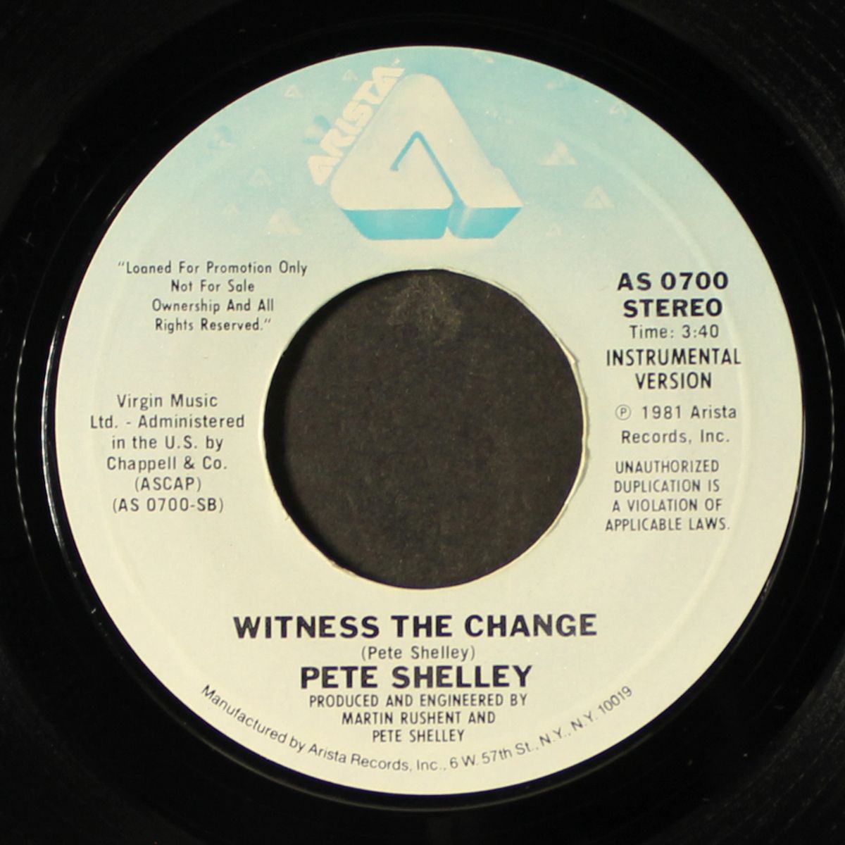 witness the change / instro by PETE SHELLEY