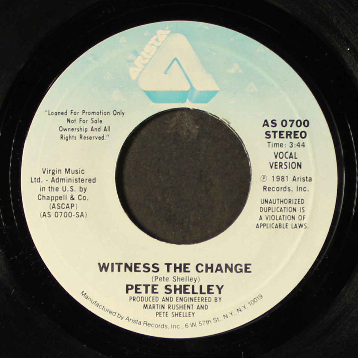 witness the change / instro by PETE SHELLEY