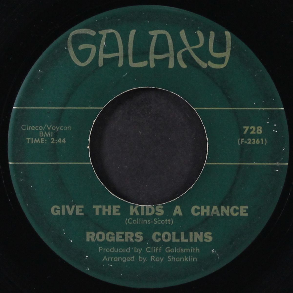 give the kids a chance / the biggest fool by ROGERS COLLINS