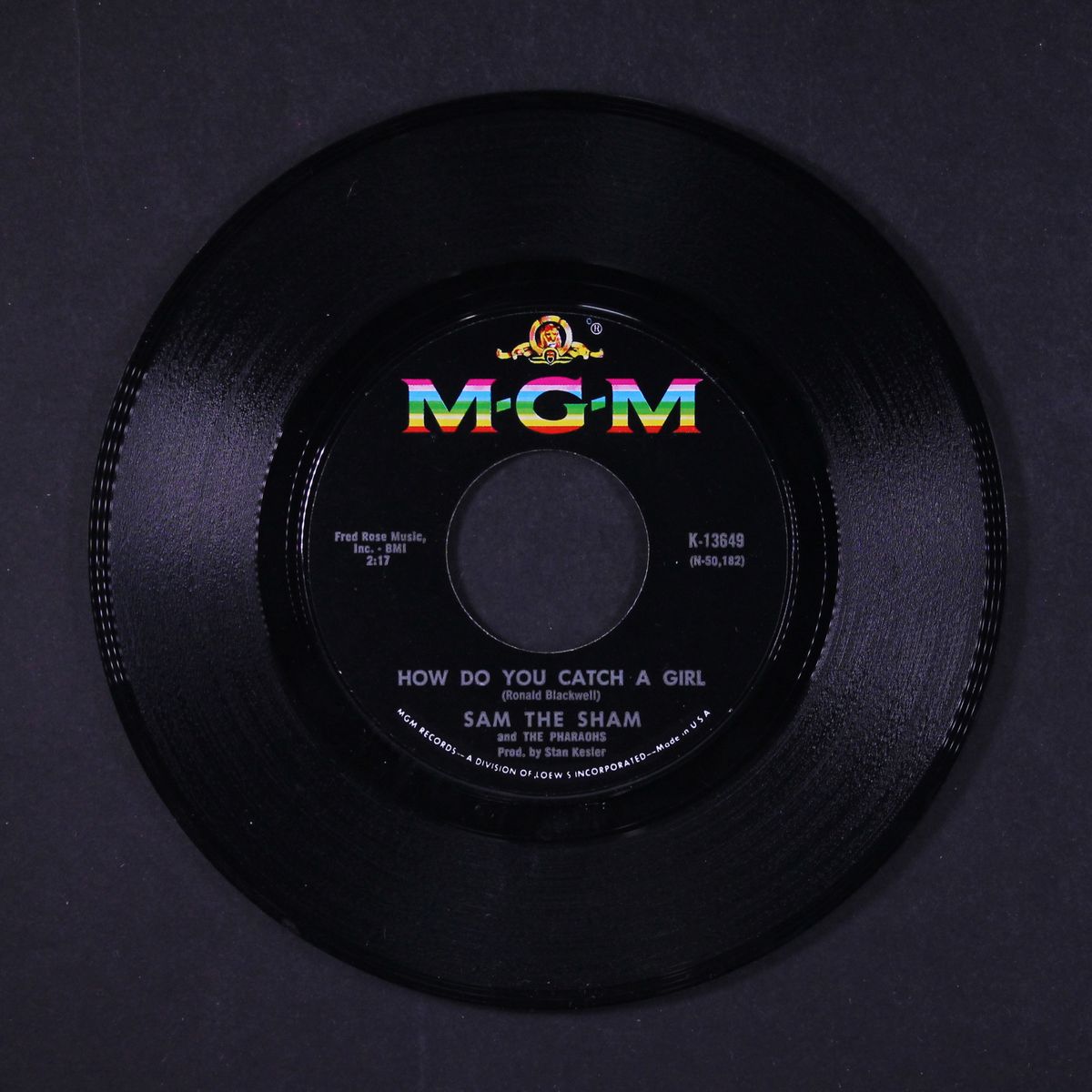 how do you catch a girl by SAM THE SHAM & PHARAOHS