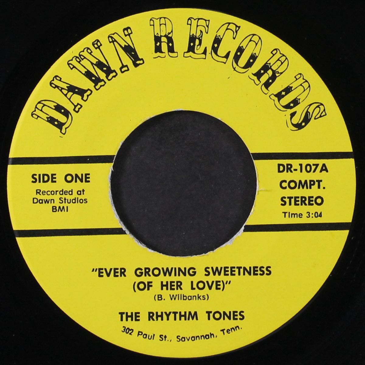 ever growing sweetness / long tall texan by RHYTHM TONES