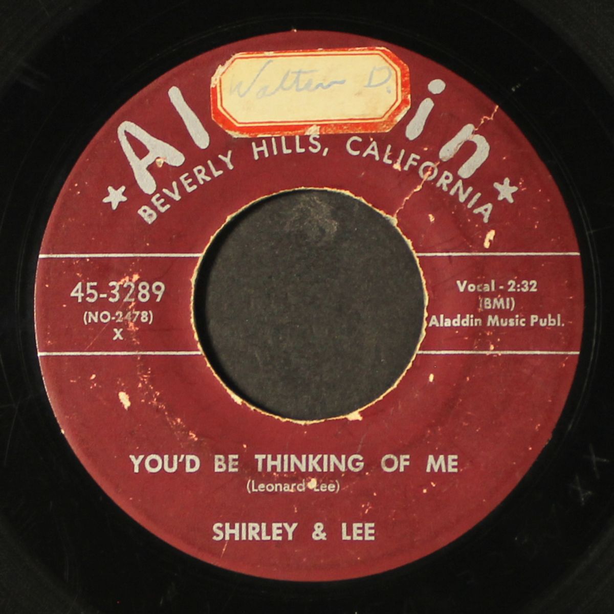 feel so good / you'd be thinking of me by SHIRLEY & LEE