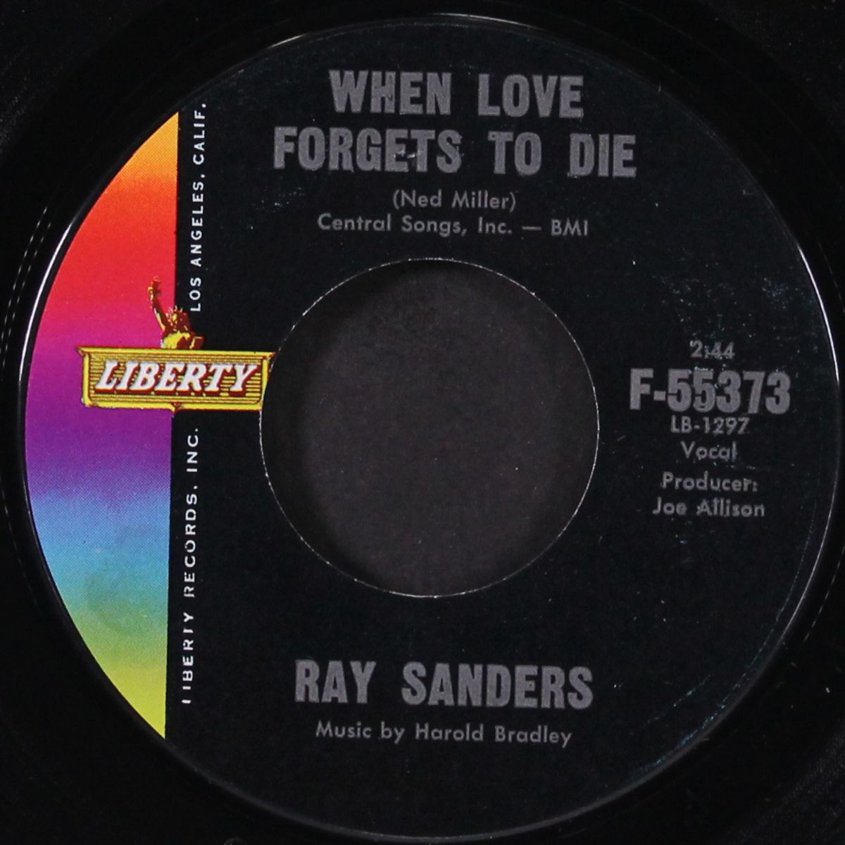 don't tell nell / when love forgets to die by RAY SANDERS