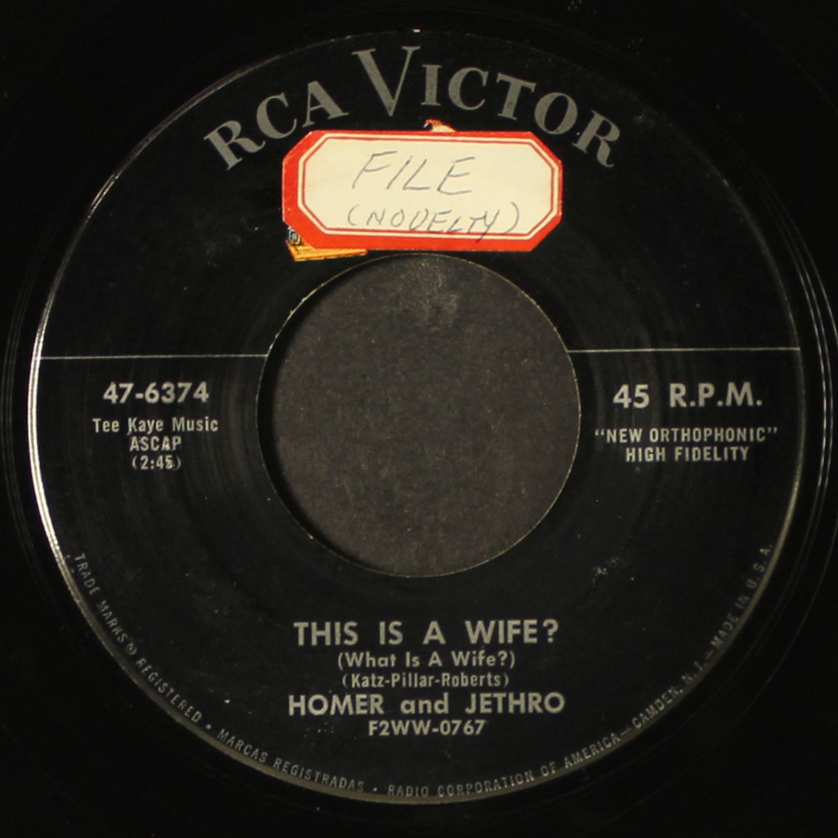love and marriage / this is a wife? by HOMER & JETHRO