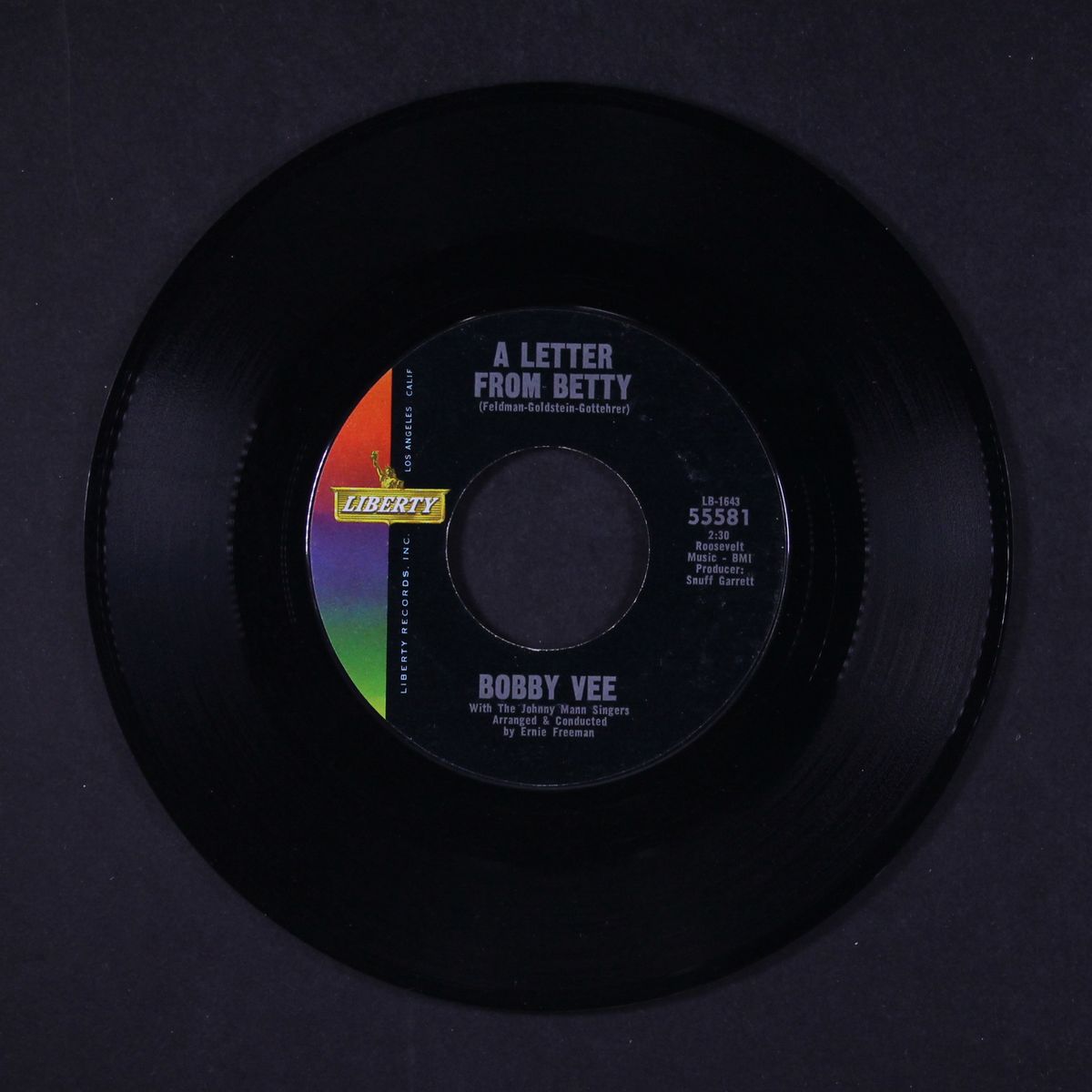 be true to yourself / a letter from betty by BOBBY VEE