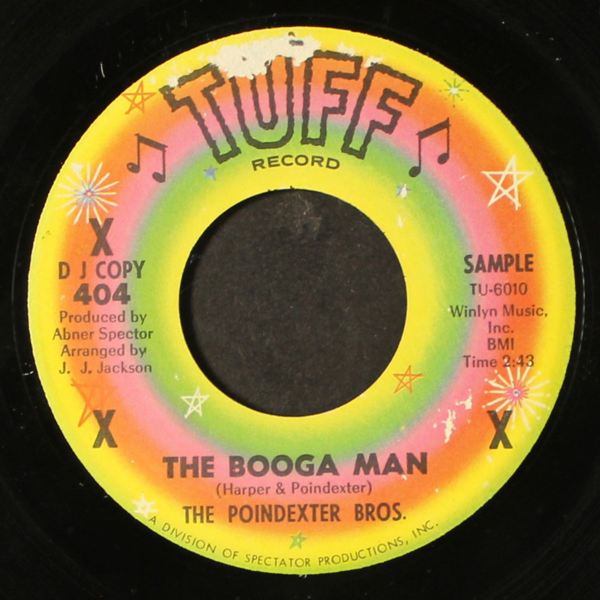 the booga man / ride, ride, ride by POINDEXTER BROTHERS