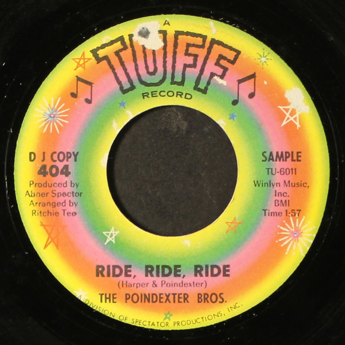 the booga man / ride, ride, ride by POINDEXTER BROTHERS