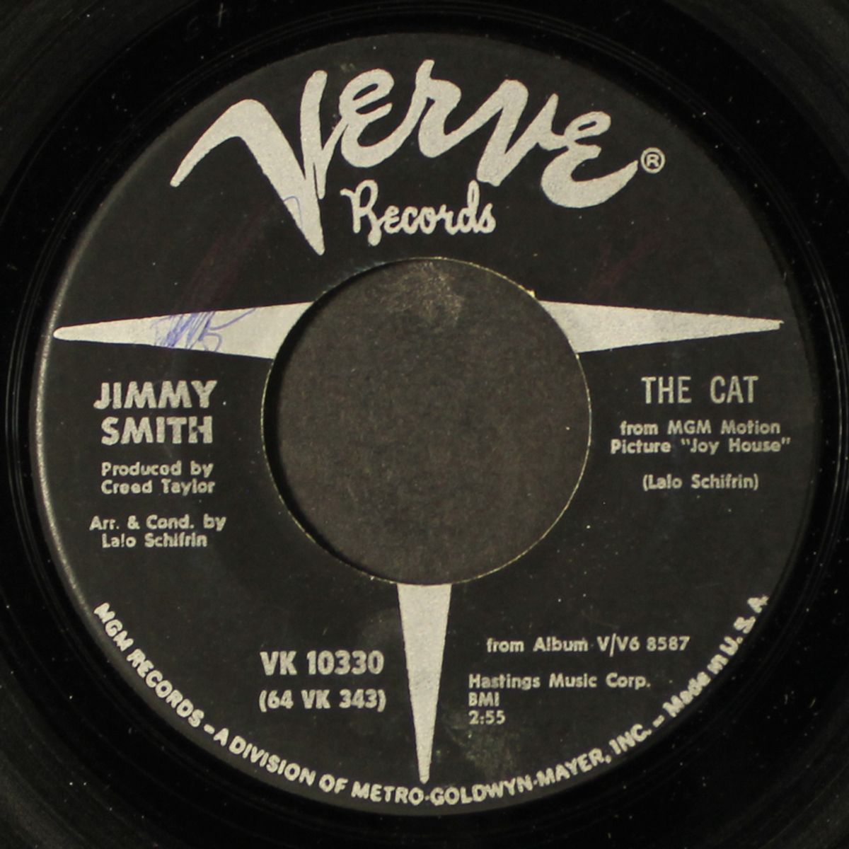 the cat / basin street blues by JIMMY SMITH