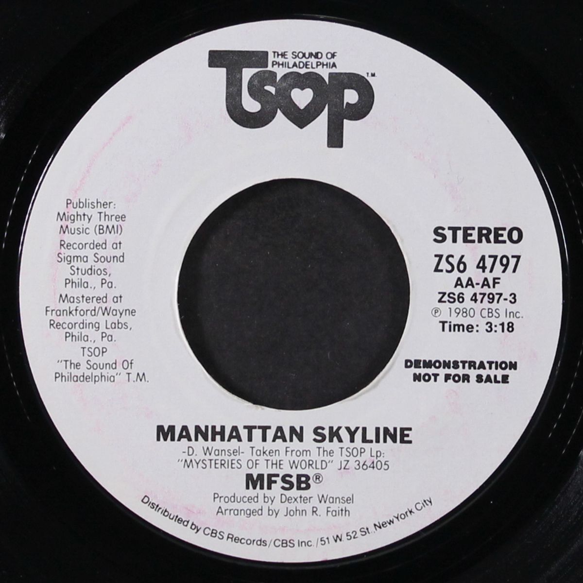 manhattan skyline / same by MFSB