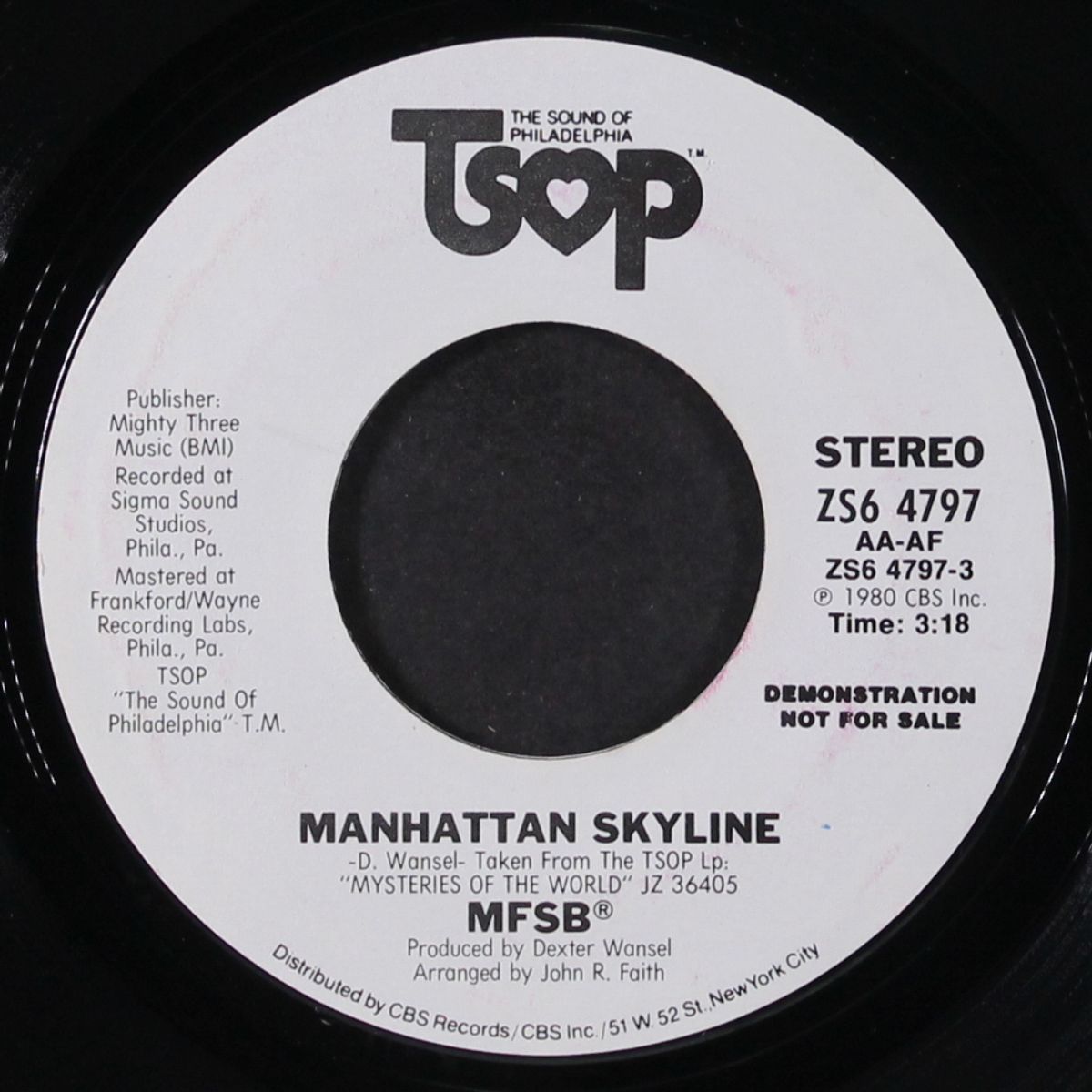 manhattan skyline / same by MFSB