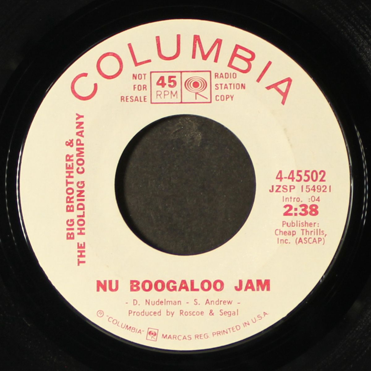 nu boogaloo jam by BIG BROTHER & HOLDING COMPANY