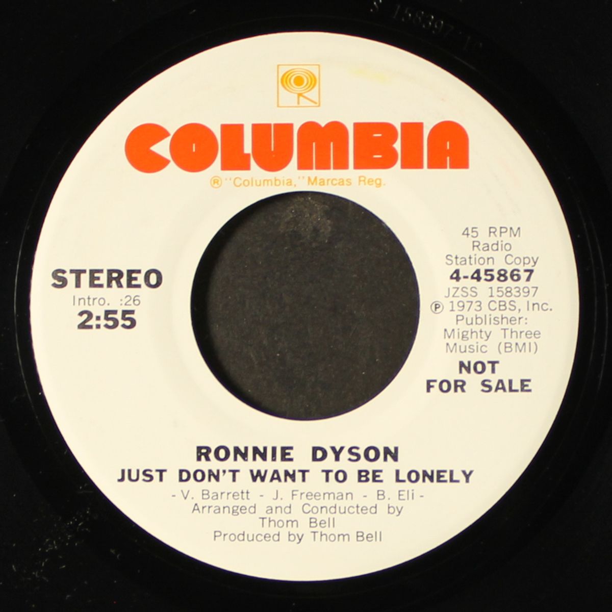 just don't want to be lonely / mono by RONNIE DYSON