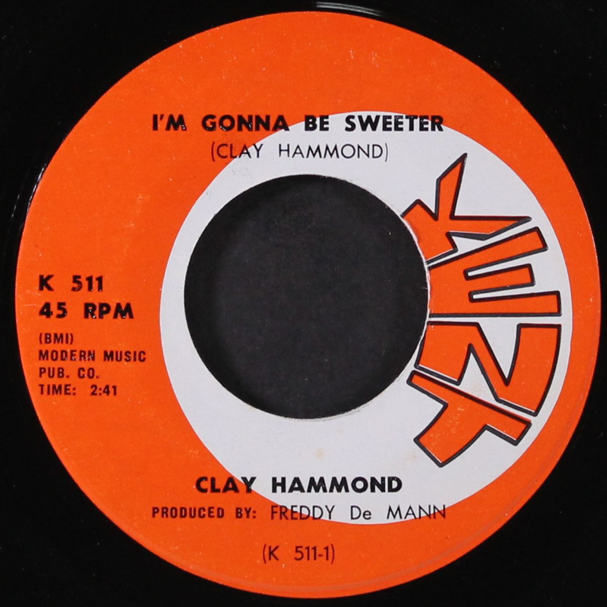 i'm gonna be sweeter by CLAY HAMMOND