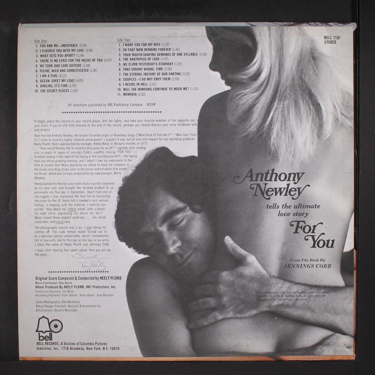 for you by ANTHONY NEWLEY
