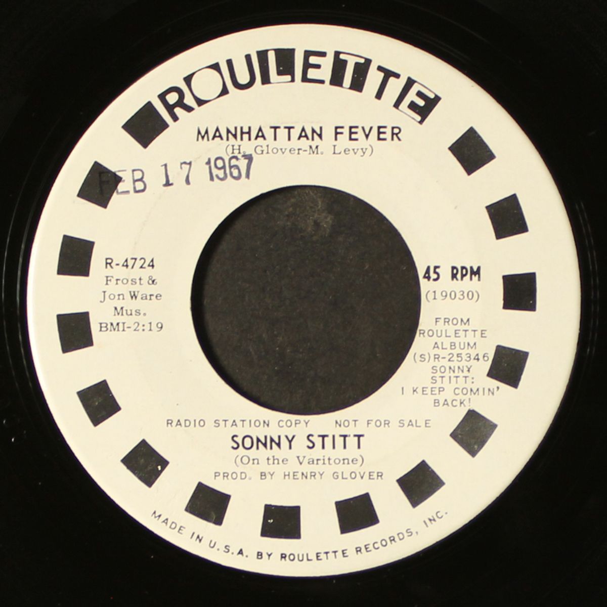 i keep comin back / manhattan fever by SONNY STITT