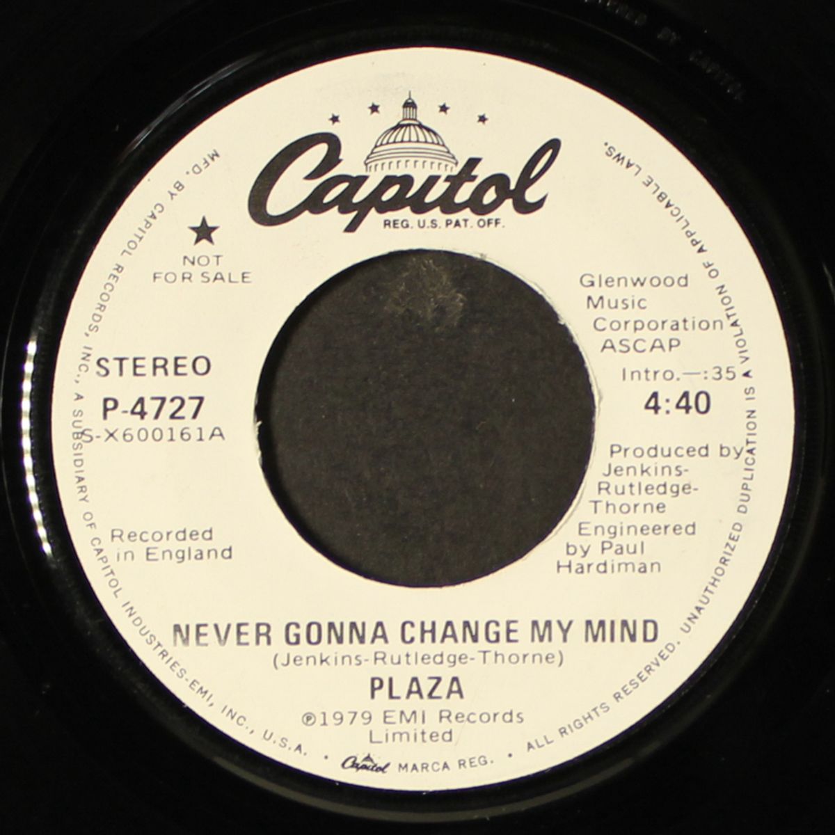 never gonna change my mind / mono by PLAZA