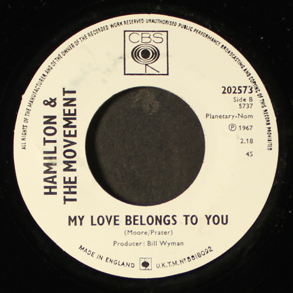 i'm not the marrying kind / my love belongs to you by HAMILTON & MOVEMENT