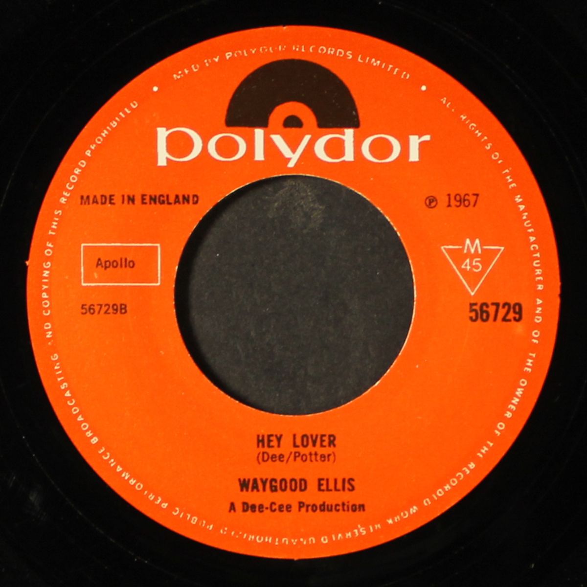 hey lover / i know what i'm trying to do by WAYGOOD ELLIS
