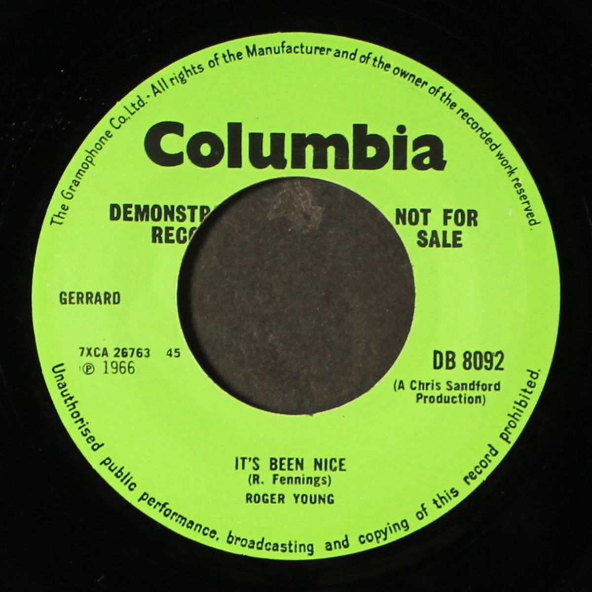 no address / it's been nice by ROGER YOUNG