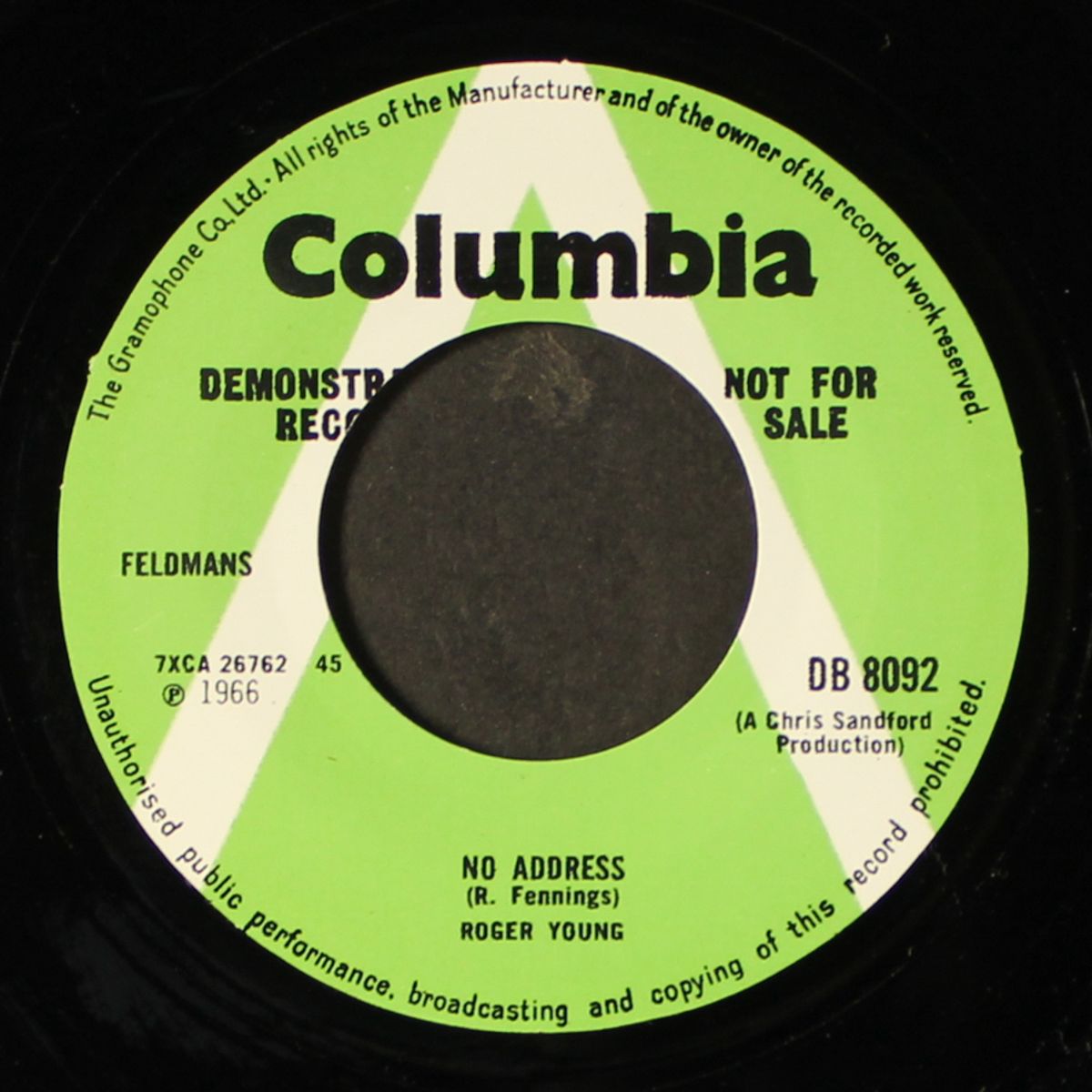 no address / it's been nice by ROGER YOUNG