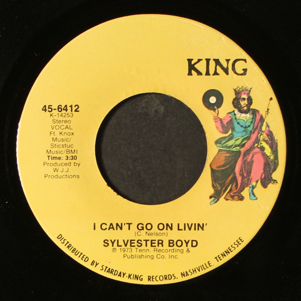 i don't want nobody / i can't go on livin' by SYLVESTER BOYD