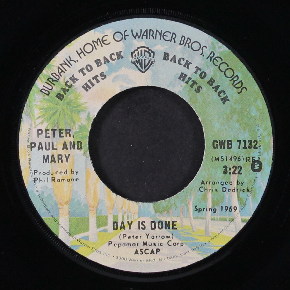 leaving on a jet plane / day is done by PETER, PAUL & MARY
