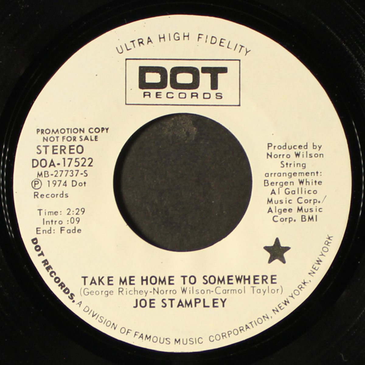take me home to somewhere by JOE STAMPLEY