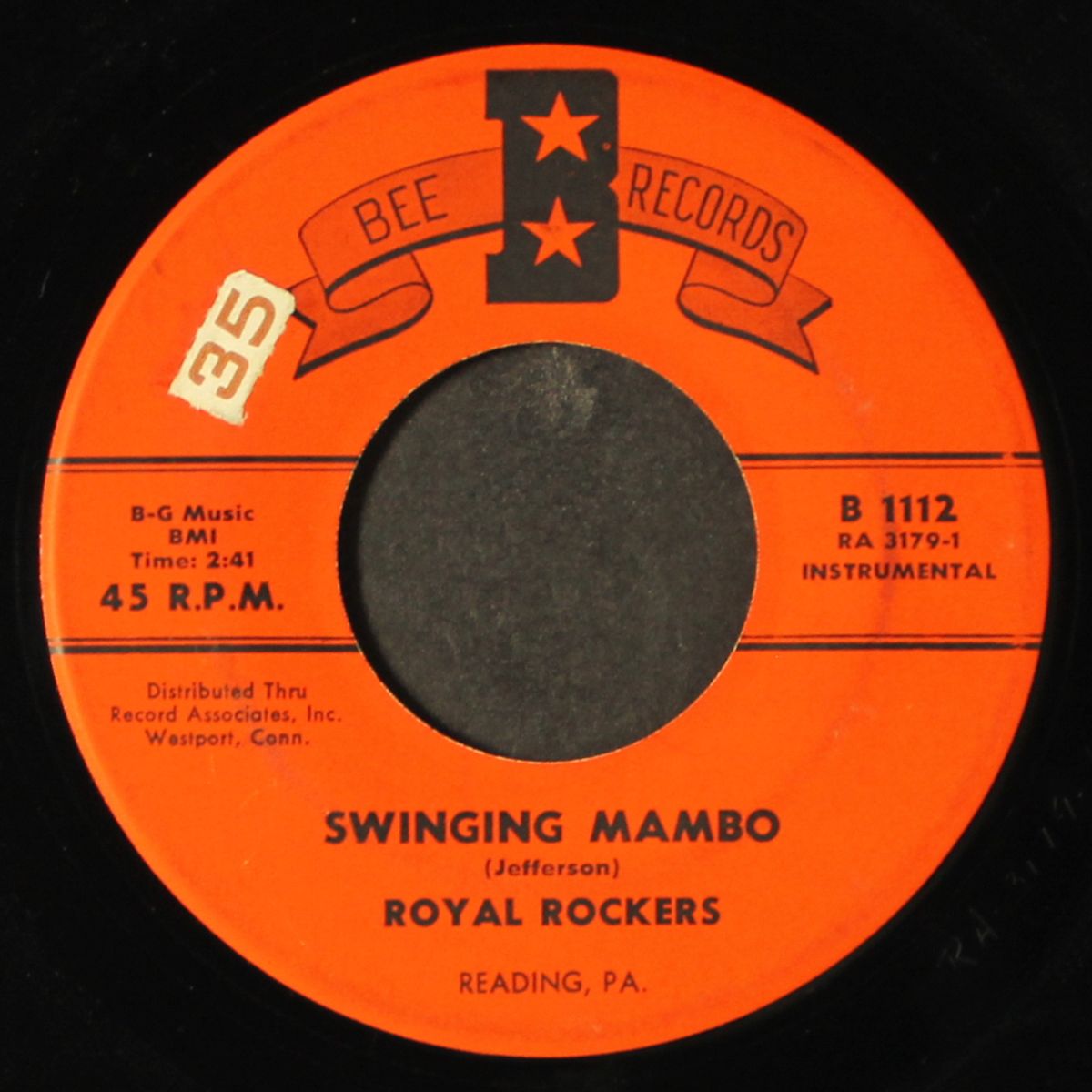 jet ii / swinging mambo by ROYAL ROCKERS