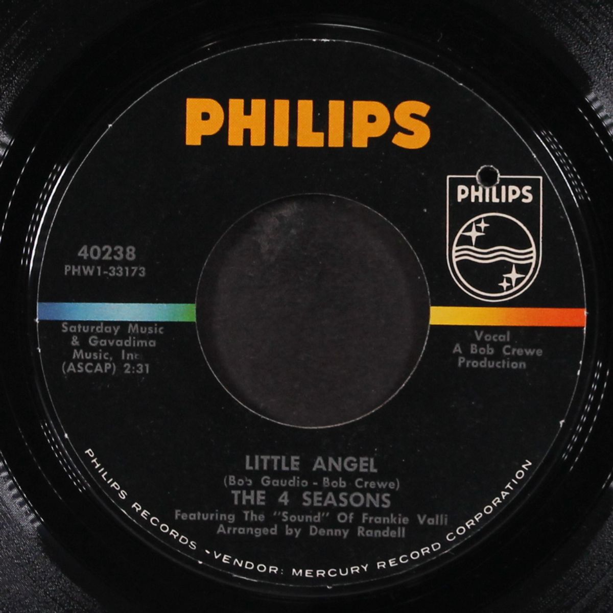 big man in town / little angel by FOUR SEASONS