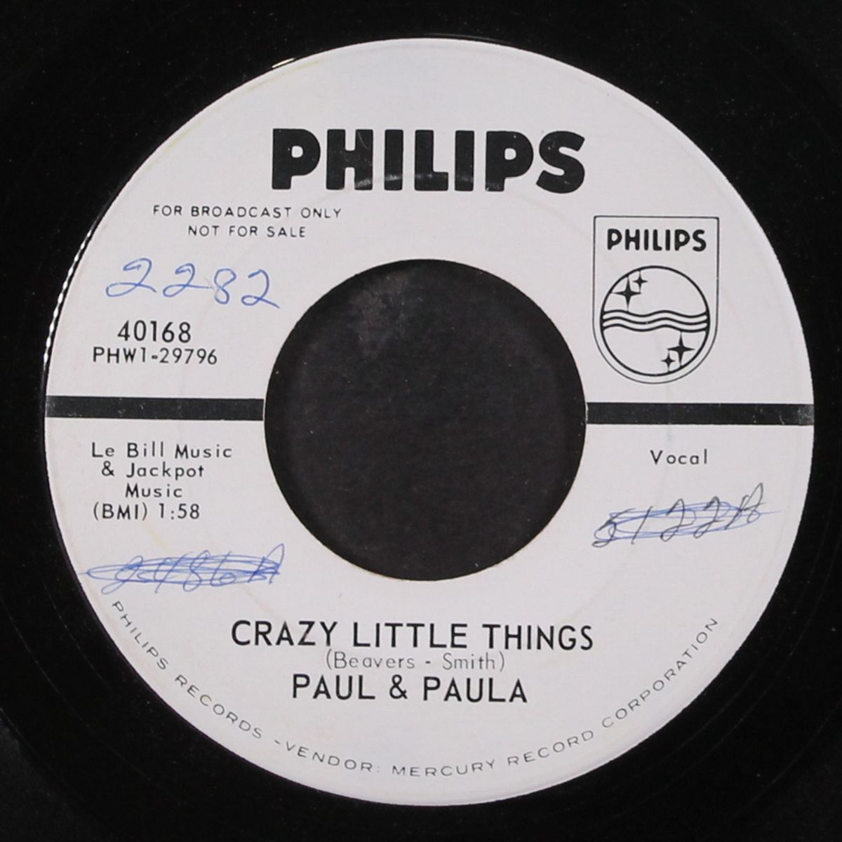 we'll never break up for good / crazy little things by PAUL & PAULA