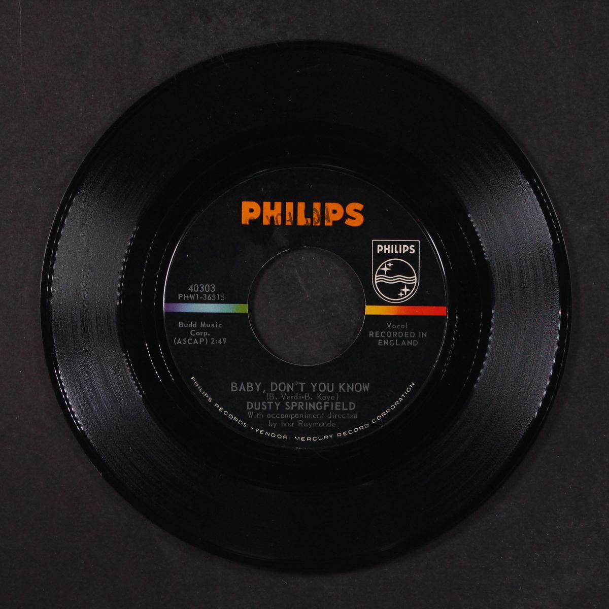 in the middle of nowhere by DUSTY SPRINGFIELD