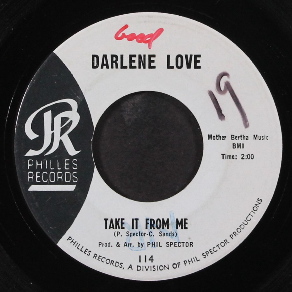 wait til' my bobby gets home / take it from me by DARLENE LOVE