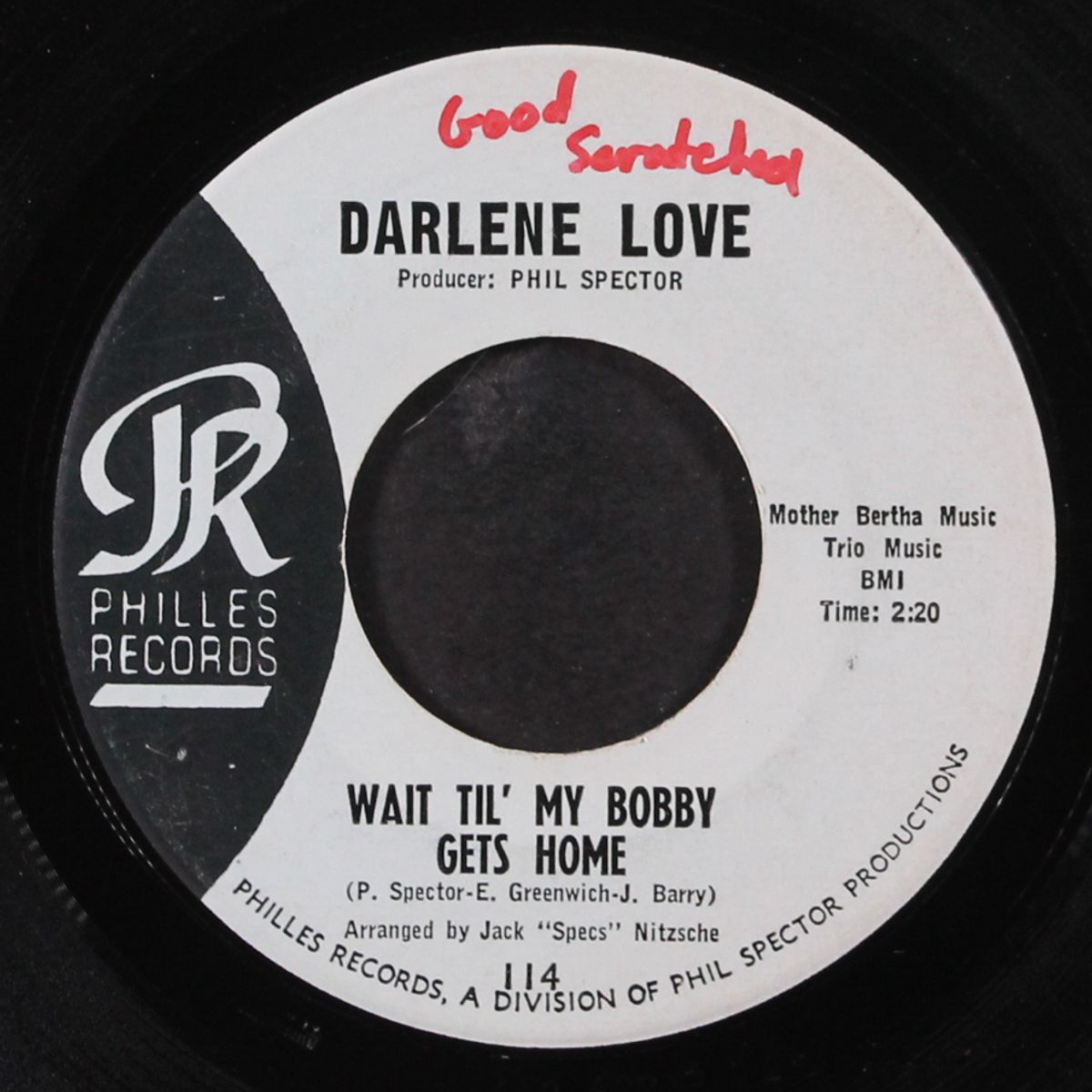 wait til' my bobby gets home / take it from me by DARLENE LOVE