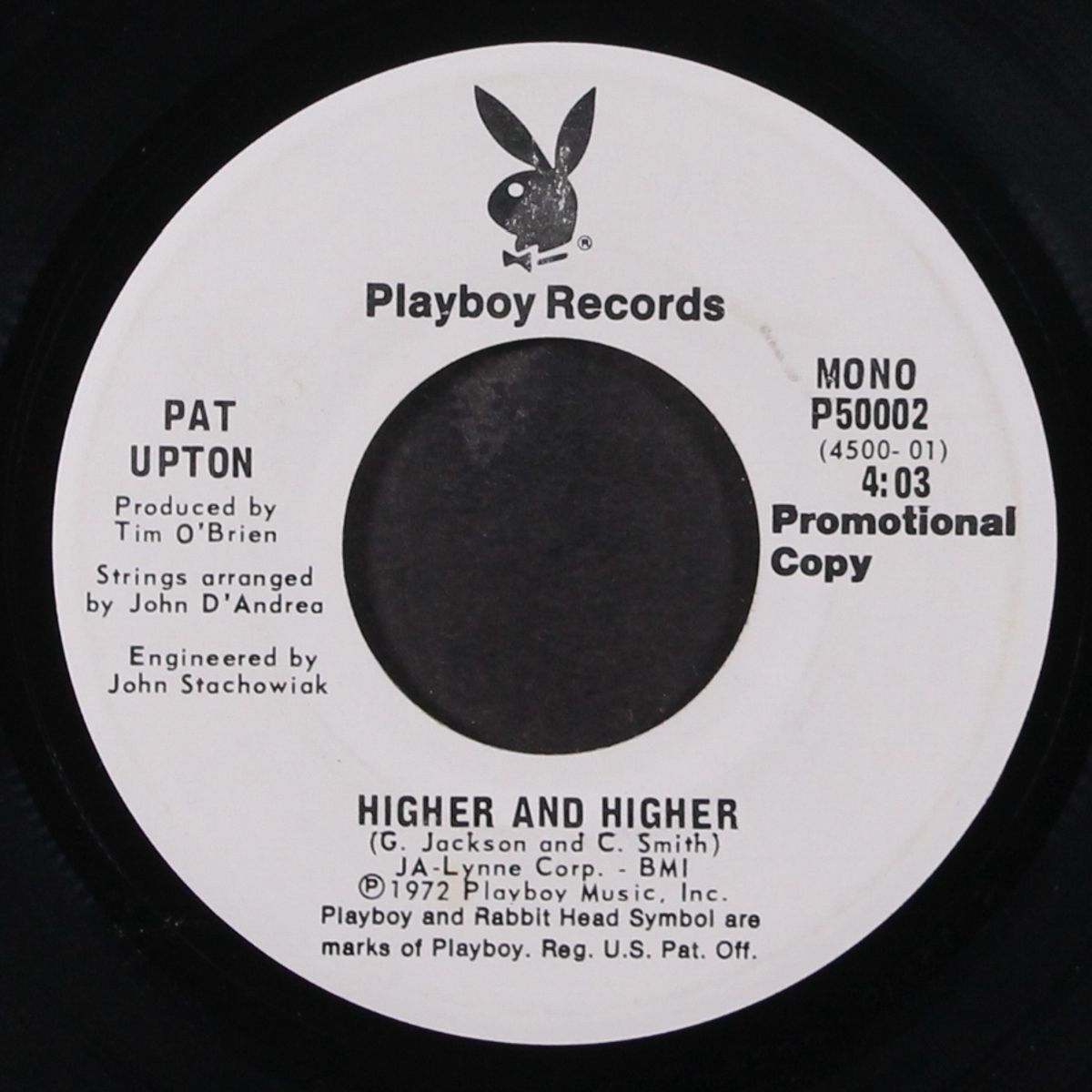 higher and higher / same by PAT UPTON