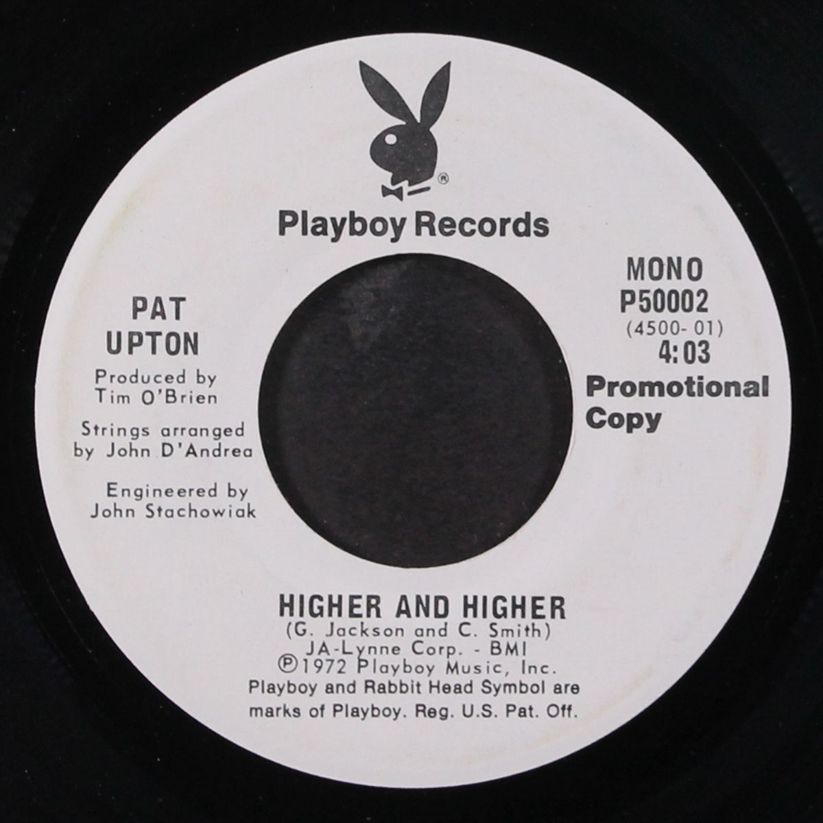 higher and higher / same by PAT UPTON